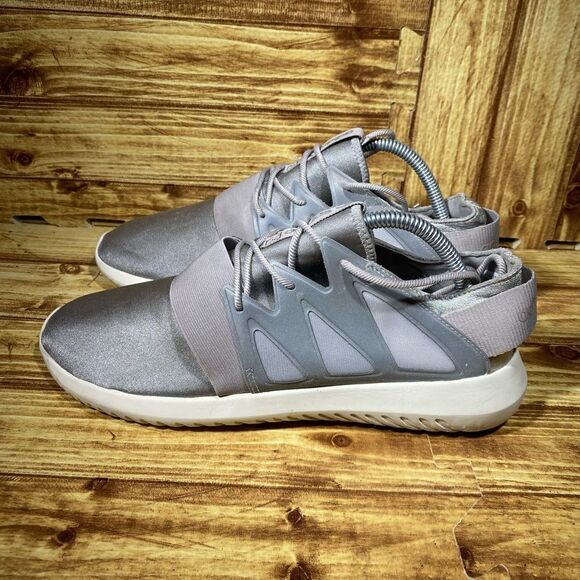 Adidas Tubular Viral Women's Size 10 Silver Gray Running Shoes Sneakers S75907 - Picture 4 of 8